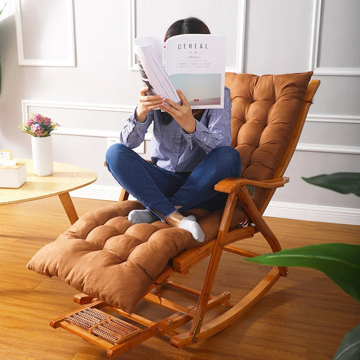 Luxuriöses, ergonomisches Kissen für Schaukelstühle, dick gepolstert, ideal für Innen- und Außenbereiche, modern und komforta
