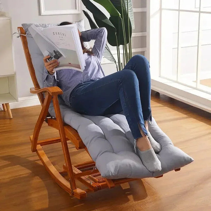 Luxuriöses, ergonomisches Kissen für Schaukelstühle, dick gepolstert, ideal für Innen- und Außenbereiche, modern und komforta
