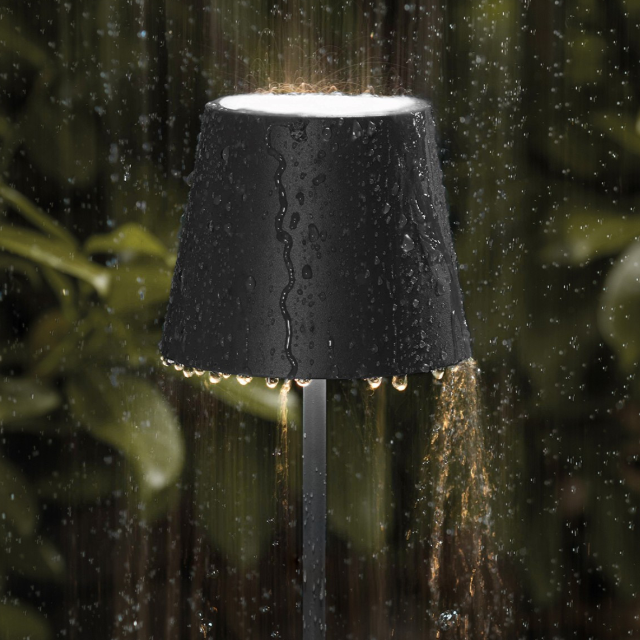 "Matte braune dimmbare Tischlampe mit Touch-Steuerung und USB-C, stilvolles Design, ideal für moderne Einrichtungen."