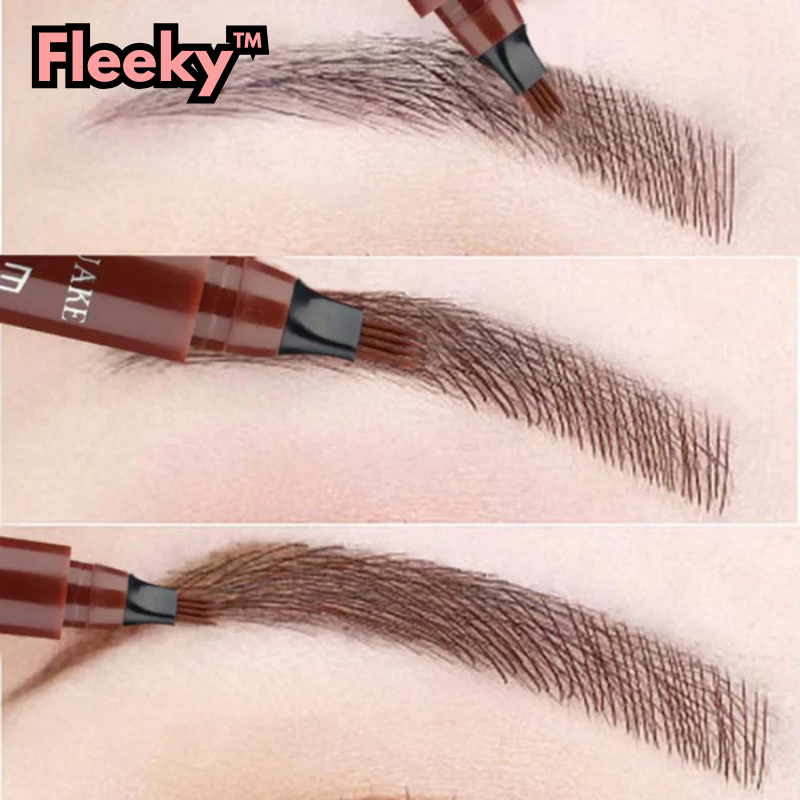 "Microblading-Stift für präzise Augenbrauen mit natürlichem Look, in Schwarz, mit präzisem Applikator für mühelose Anwendung.