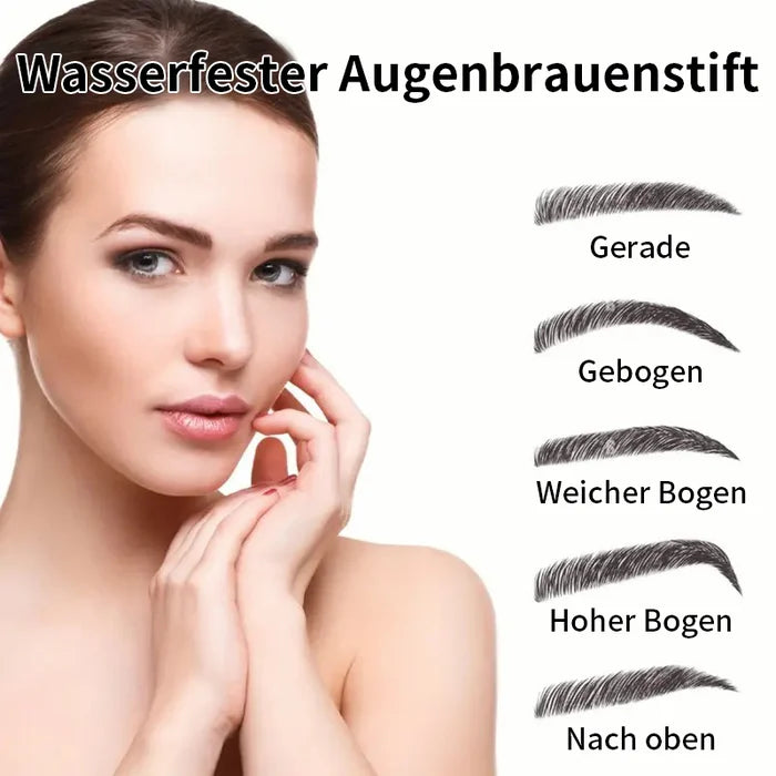 "Microblading-Stift für präzise Augenbrauen mit natürlichem Look, in Schwarz, mit präzisem Applikator für mühelose Anwendung.