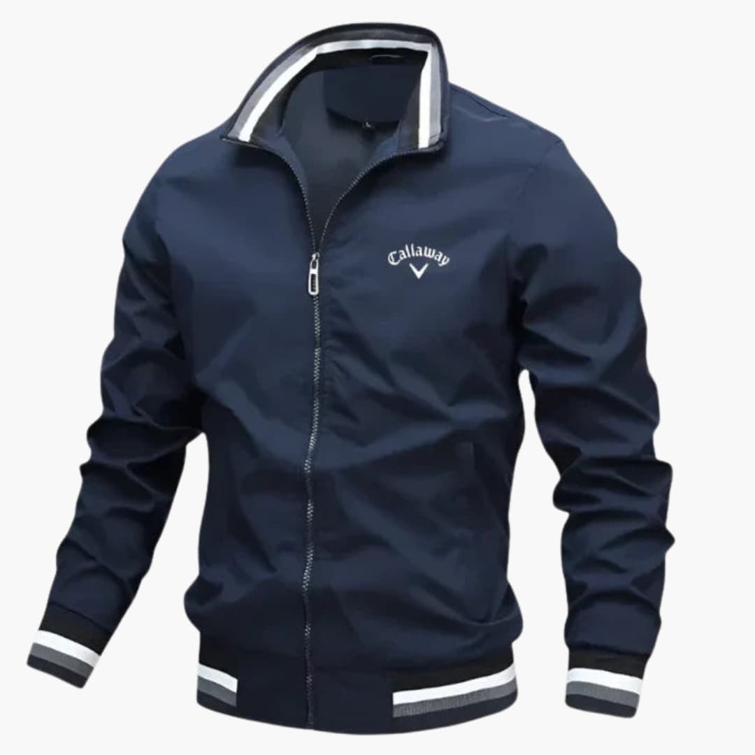 "Moderne Herren Übergangsjacke, wasserabweisend, mit eleganter Silhouette und Thermofaser-Technologie, perfekt für jede Saiso