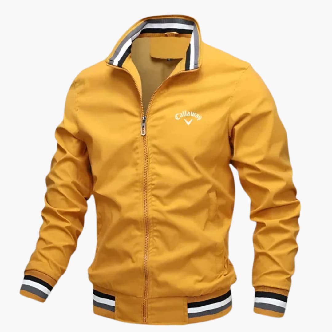 "Moderne Herren Übergangsjacke, wasserabweisend, mit eleganter Silhouette und Thermofaser-Technologie, perfekt für jede Saiso