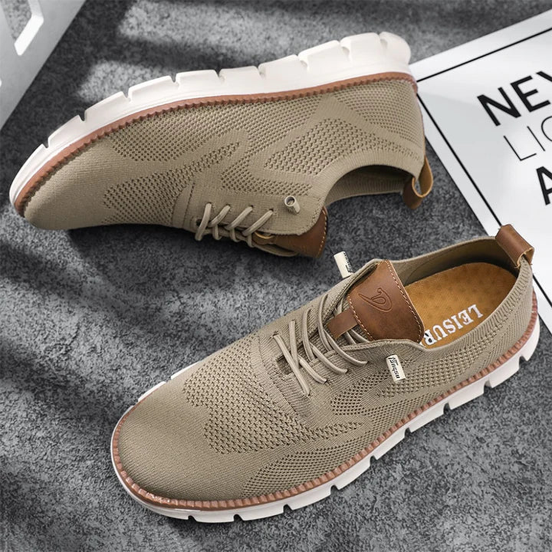 "Modische, leichte Herren-Sneaker, schwarz-graues Design, für Komfort und Stil."
