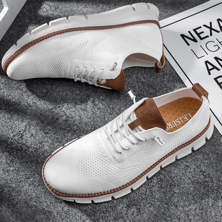 "Modische, leichte Herren-Sneaker, schwarz-graues Design, für Komfort und Stil."