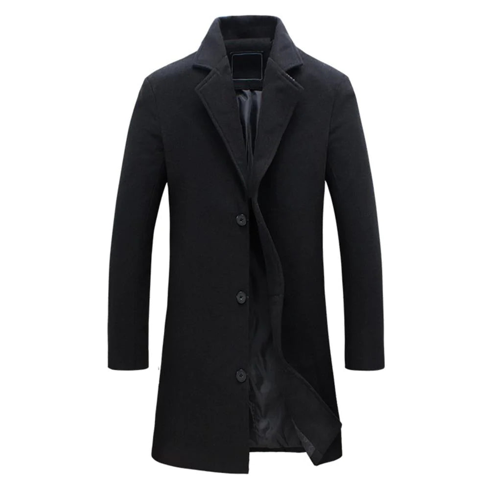 Modischer Herren-Wintermantel, robust und stilvoll, in verschiedenen Farben; perfekte Wahl für kalte Tage und elegante Outfit