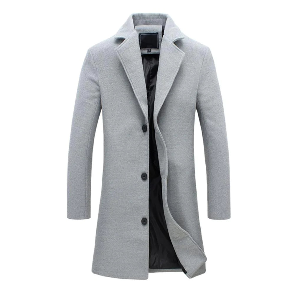 Modischer Herren-Wintermantel, robust und stilvoll, in verschiedenen Farben; perfekte Wahl für kalte Tage und elegante Outfit