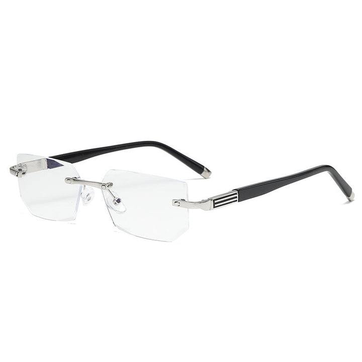 Multifokale Lesebrille mit Anti-Blau-Licht, stilvoller TR90- und Titanrahmen, nahtloser Übergang, modern und komfortabel.