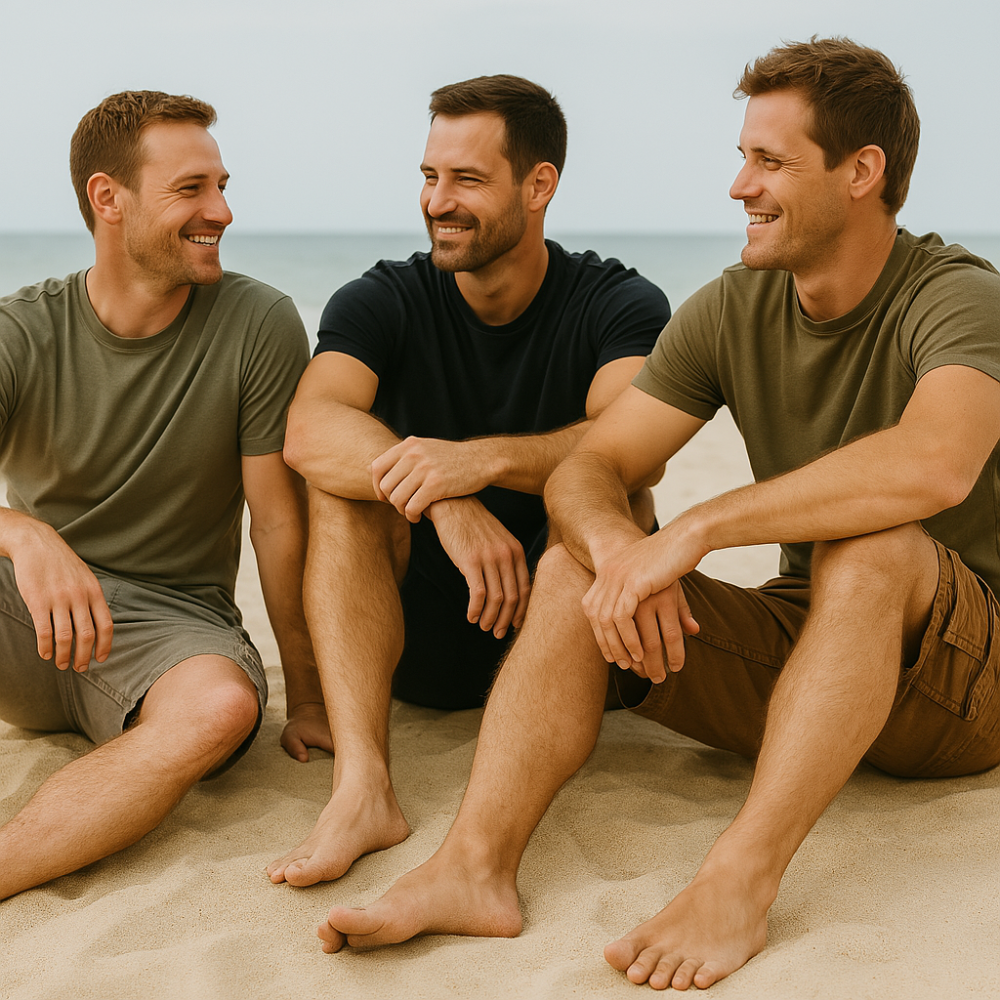 Multifunktionale Herren Cargo-Shorts, widerstandsfähiges Material, sechs Taschen, ideal für Outdoor und Freizeit.