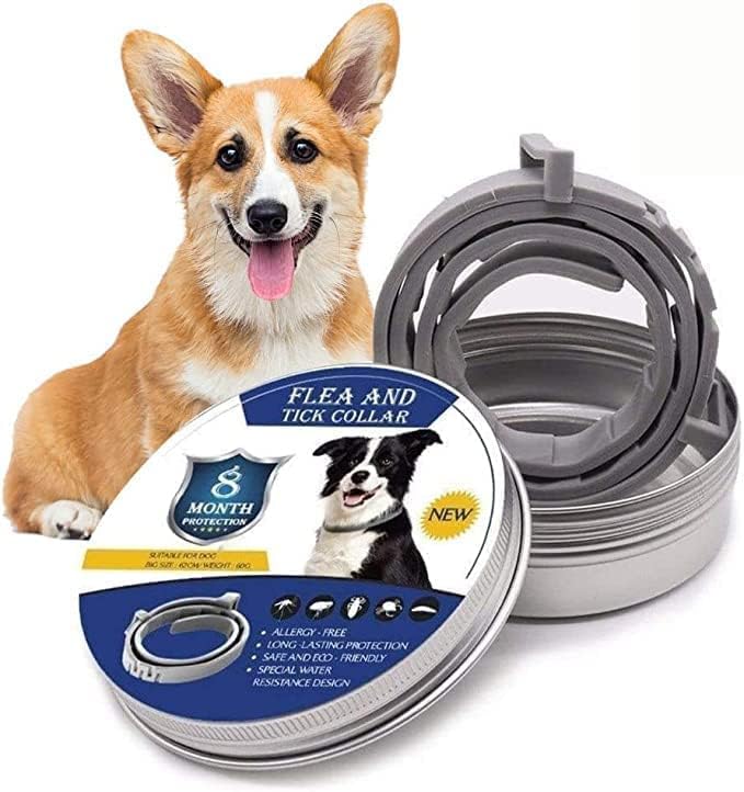 "Natürlicher Zecken- und Flohschutz Halsband für Hunde, stilvoll und in verschiedenen Farben mit 100% natürlichen Inhaltsstof
