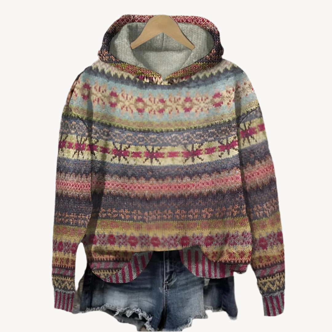 "Nelly Damen Vintage Hoodie: Weiches Material, lockere Passform, zeitloses Design für Komfort und Stil, perfekt für jede Figu