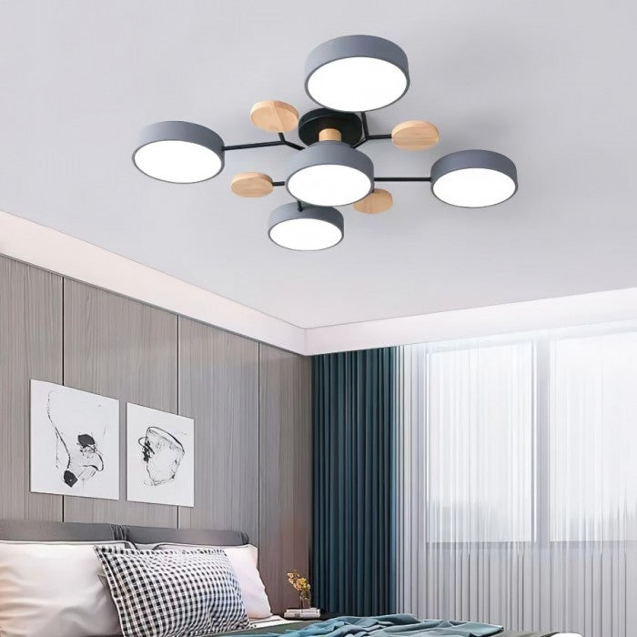 Elegante nordische LED-Deckenleuchte für Wohnzimmer