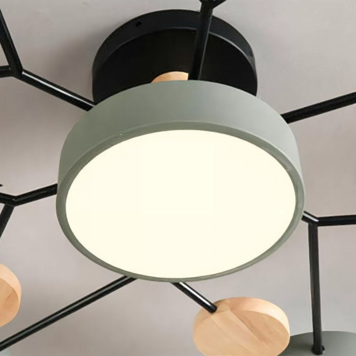 Elegante nordische LED-Deckenleuchte für Wohnzimmer