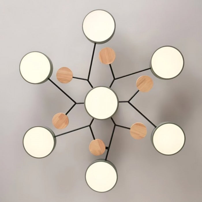 Elegante nordische LED-Deckenleuchte für Wohnzimmer