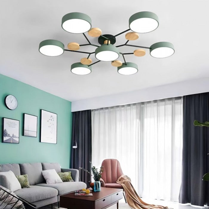Elegante nordische LED-Deckenleuchte für Wohnzimmer