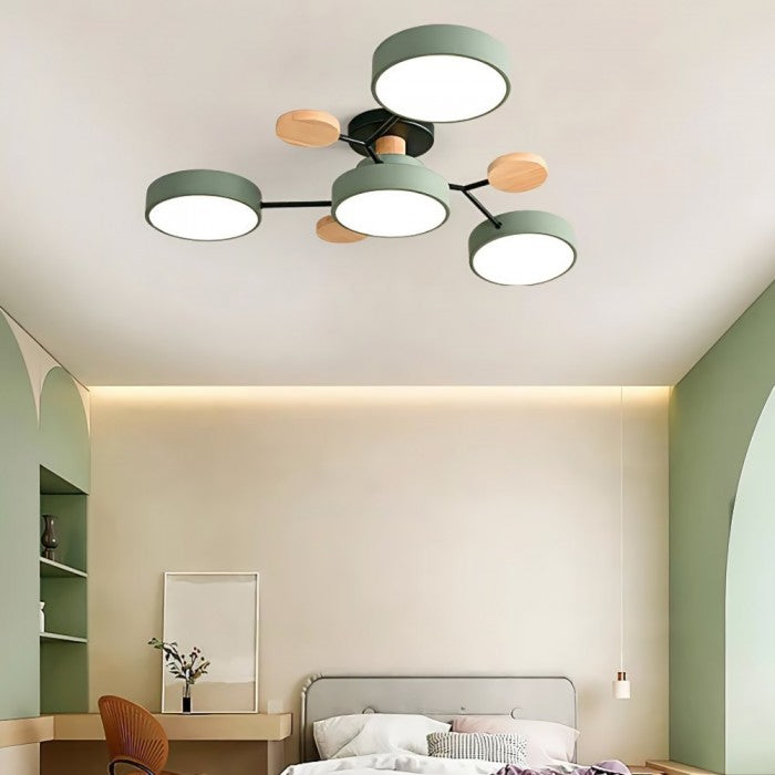 Elegante nordische LED-Deckenleuchte für Wohnzimmer