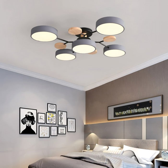 Elegante nordische LED-Deckenleuchte für Wohnzimmer