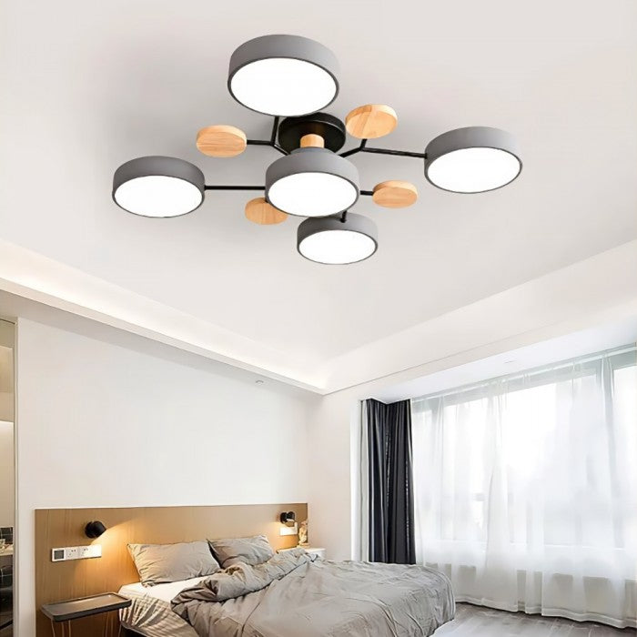 Elegante nordische LED-Deckenleuchte für Wohnzimmer