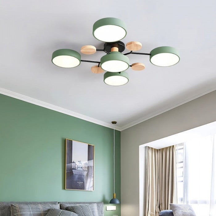 Elegante nordische LED-Deckenleuchte für Wohnzimmer
