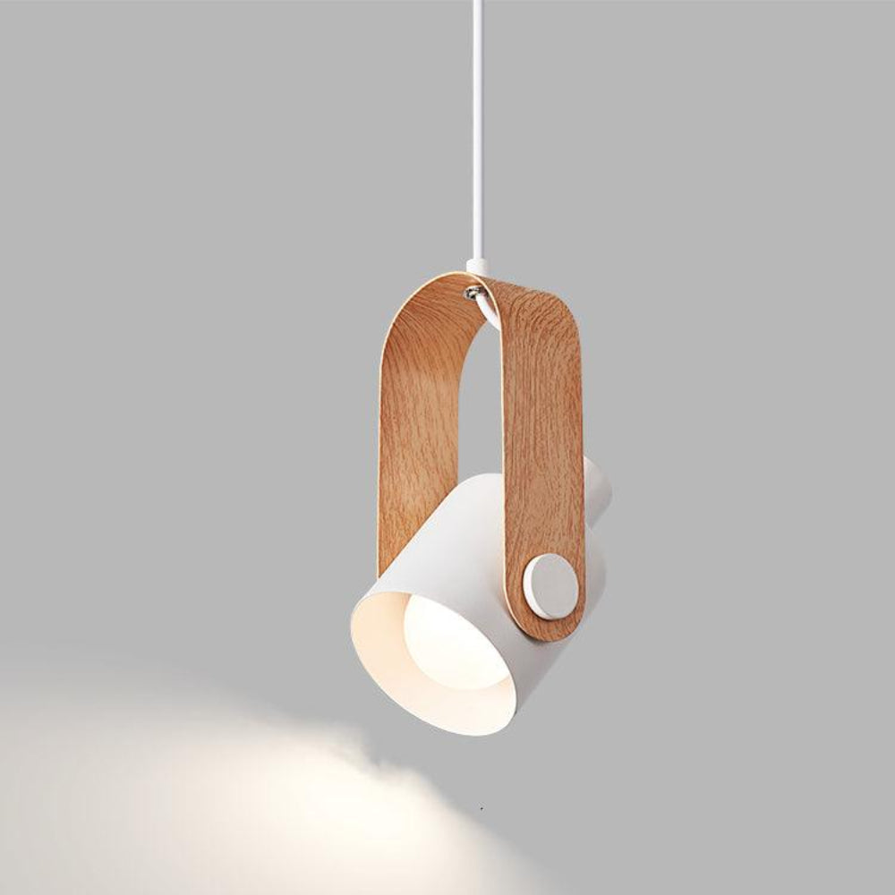 Nordischer Hängestrahler | Holz & Metall für Innenräume