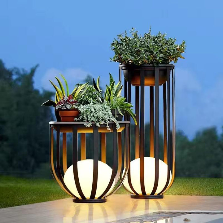 Wasserdichte Solar-Gartenlampe für stilvolle Außenbeleuchtung