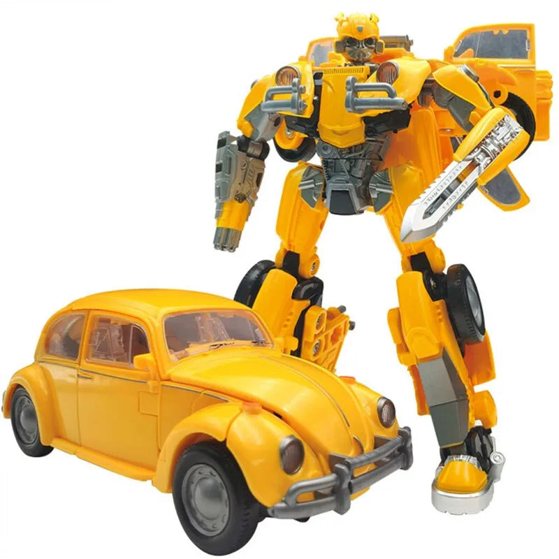 "Optimus Prime transformierbare Roboterfigur, detailliert und 18 cm groß, ideal für Sammler, auf weißem Hintergrund."