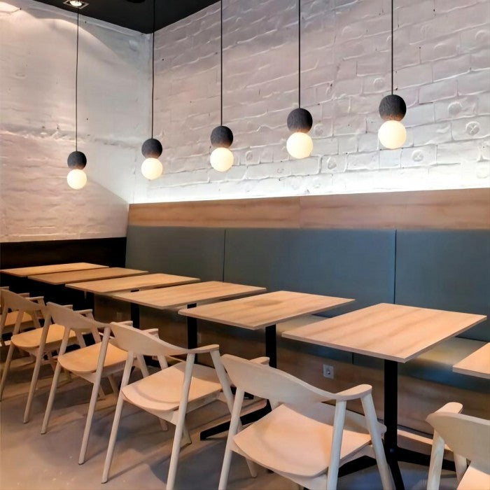 Moderne Hängelampe aus Zement für stilvolle Akzente