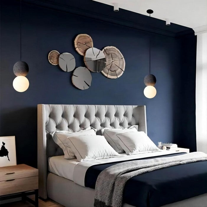 Moderne Hängelampe aus Zement für stilvolle Akzente