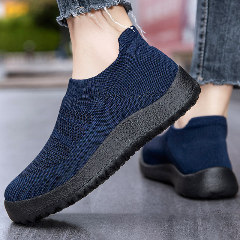 "Orthopädische Herrenschuhe, dehnbar, stoßdämpfend, flexibles Mesh, rutschfeste Sohle, erhöhte Fußgewölbeunterstützung"