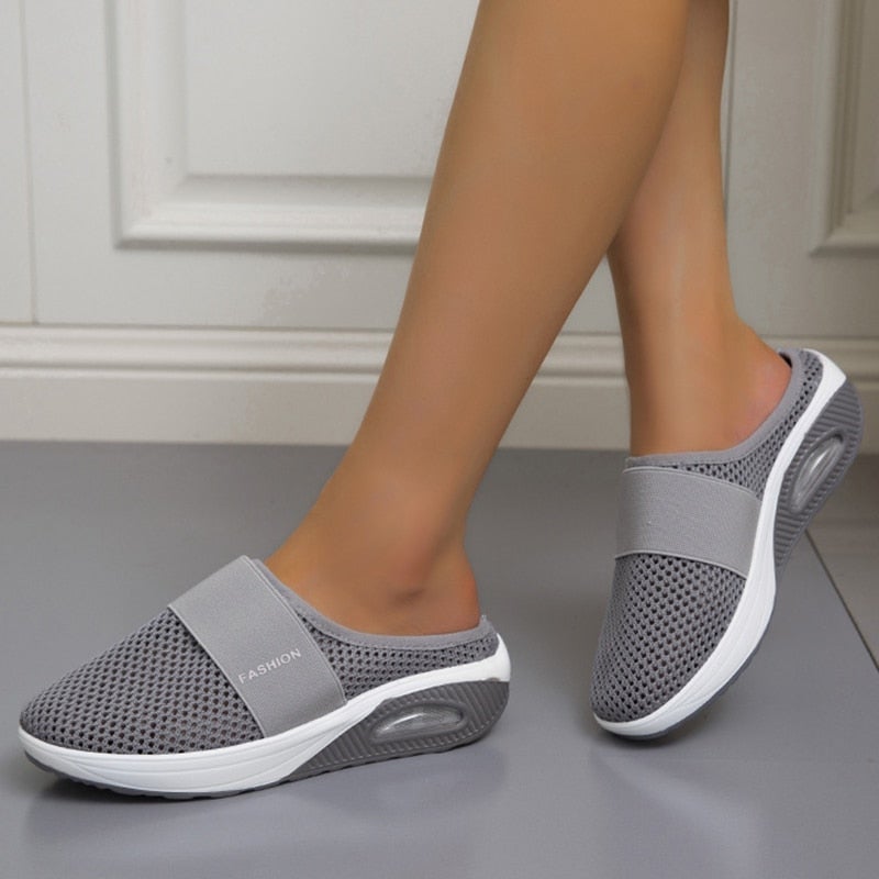 "Orthopädische Komfort-Sneakers für Damen, rutschfest, mit Luftkissen-Technologie, in elegantem, modischem Design."