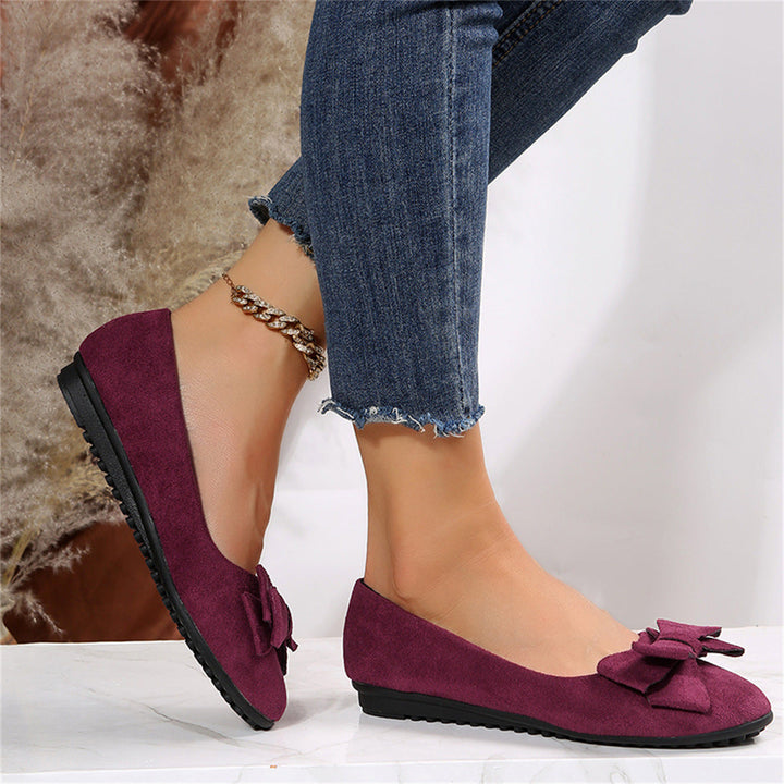 Orthopädische Komfortschuhe Burgunderrot, elegante Damen-Fußbekleidung, ideal für Fußschmerzprävention und stilvolles Design.