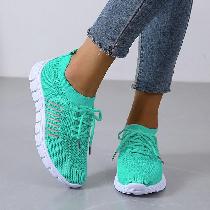 "Orthopädische Sneaker für Damen, atmungsaktiv, mit Dämpfung, in verschiedenen Farben, für maximalen Komfort."