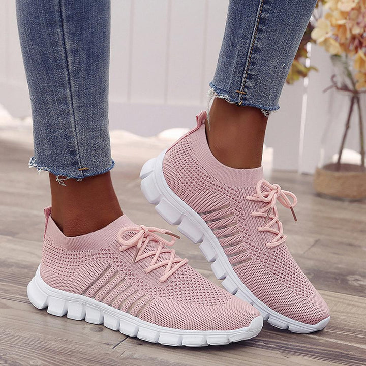 "Orthopädische Sneaker für Damen, atmungsaktiv, mit Dämpfung, in verschiedenen Farben, für maximalen Komfort."
