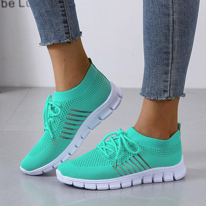 "Orthopädische Sneaker für Damen, atmungsaktiv, mit Dämpfung, in verschiedenen Farben, für maximalen Komfort."