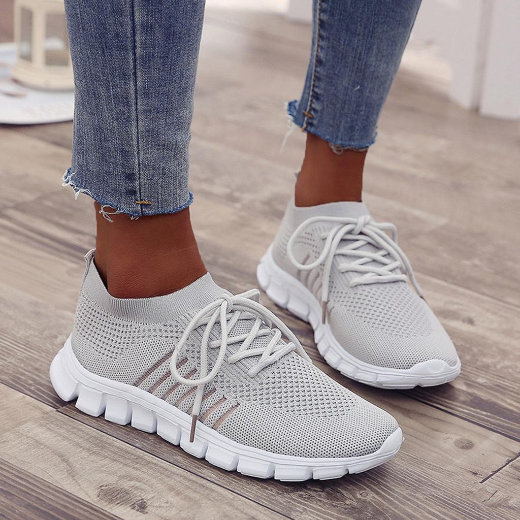 Orthopädische Sneaker für Damen, atmungsaktiv, mit gepolsterter Sohle, bieten Komfort und Stil, perfekt für Aktivität.