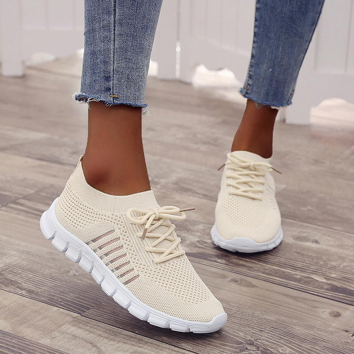 Orthopädische Sneaker für Damen, atmungsaktiv, mit gepolsterter Sohle, bieten Komfort und Stil, perfekt für Aktivität.