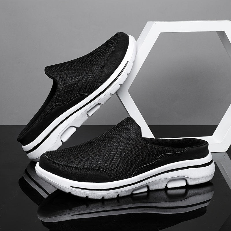 "Orthopädische Sport-Sandalen für Herren, verstellbare Riemen, stoßdämpfende Sohle, schwarz, ideal für Outdoor-Aktivitäten."