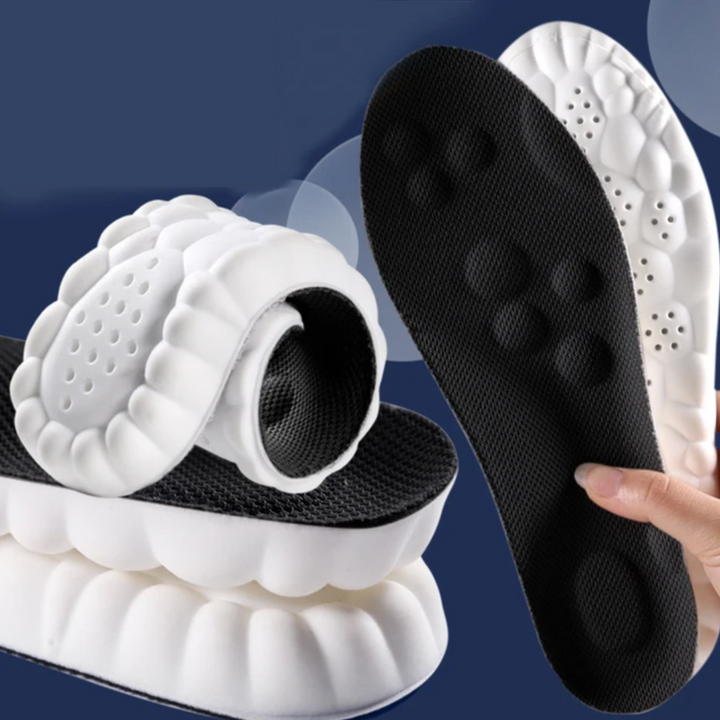 "Orthopulse Lauf-Einlegesohle Grau, ultra-weich, ergonomisch, optimaler Laufkomfort, Unterstützung beim Laufen"