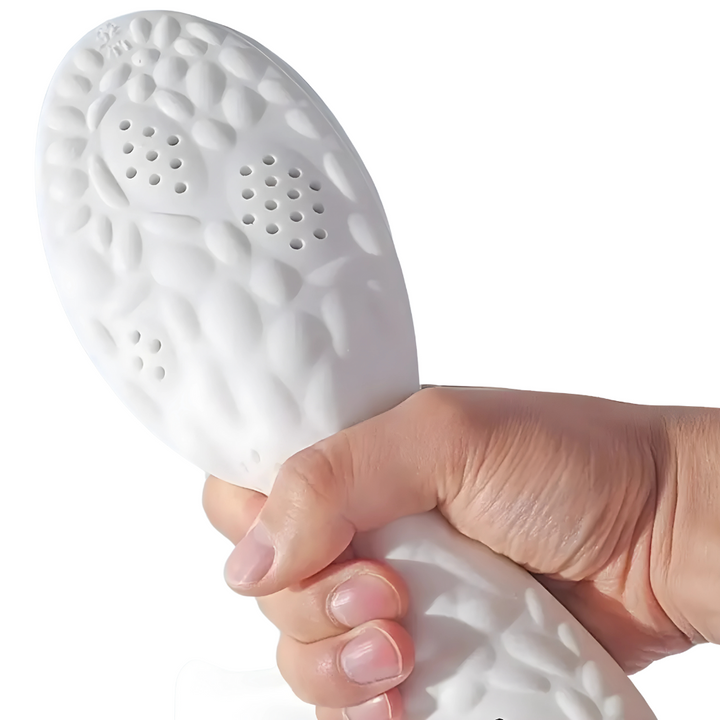 "Orthopulse Lauf-Einlegesohle Grau, ultra-weich, ergonomisch, optimaler Laufkomfort, Unterstützung beim Laufen"