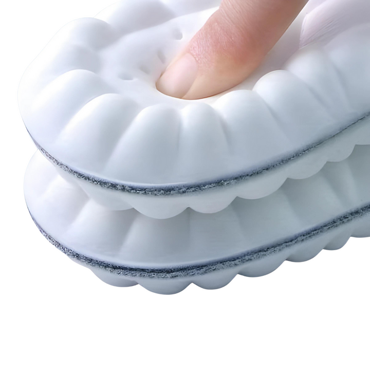 "Orthopulse Lauf-Einlegesohle Grau, ultra-weich, ergonomisch, optimaler Laufkomfort, Unterstützung beim Laufen"