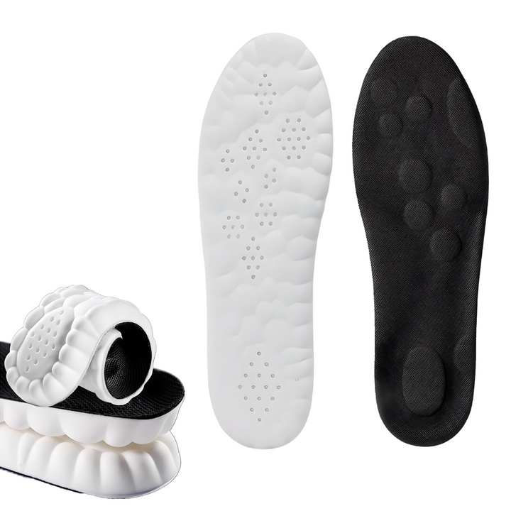 "Orthopulse Lauf-Einlegesohle Grau, ultra-weich, ergonomisch, optimaler Laufkomfort, Unterstützung beim Laufen"