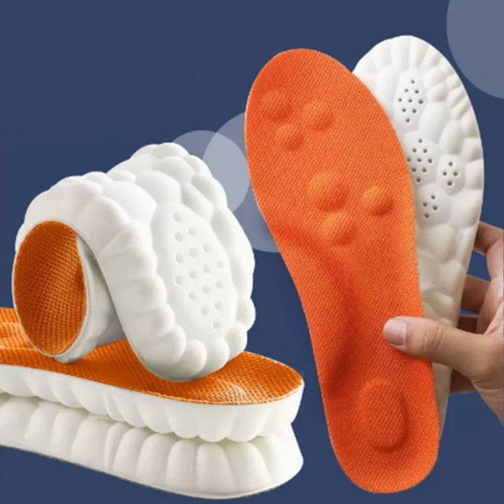 "Orthopulse Lauf-Einlegesohle Grau, ultra-weich, ergonomisch, optimaler Laufkomfort, Unterstützung beim Laufen"