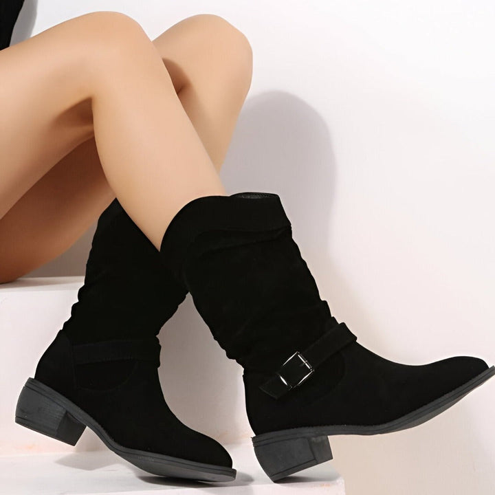 Damen Freizeitschuhe aus Wildlederimitat