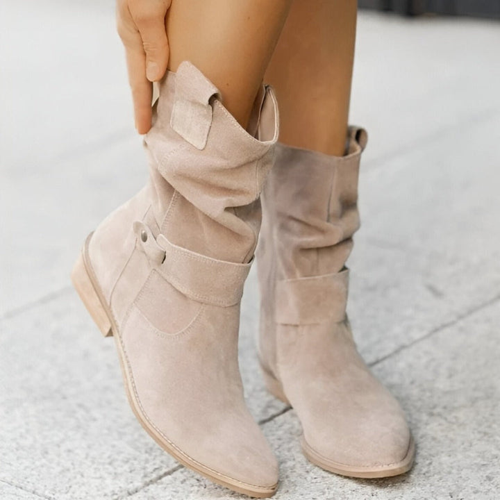 Damen Freizeitschuhe aus Wildlederimitat