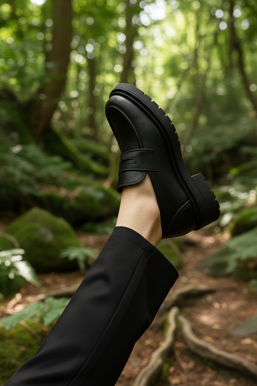 Sjoerd Leder Loafer - Glattes PU Leder & Profilsohle