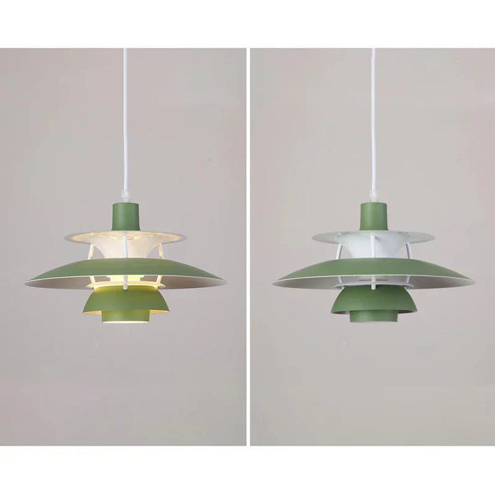 Moderne LED-Hängelampe mit Farbschirm für Innenräume