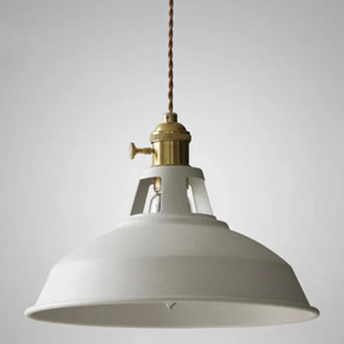 "Retro-Hängelampe im Industrie-Design, Metall, in Grün, mit verstellbarer Kette für Zuhause, ohne Lampe enthalten"