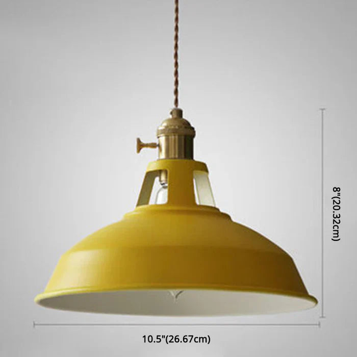"Retro-Hängelampe im Industrie-Design, Metall, in Grün, mit verstellbarer Kette für Zuhause, ohne Lampe enthalten"