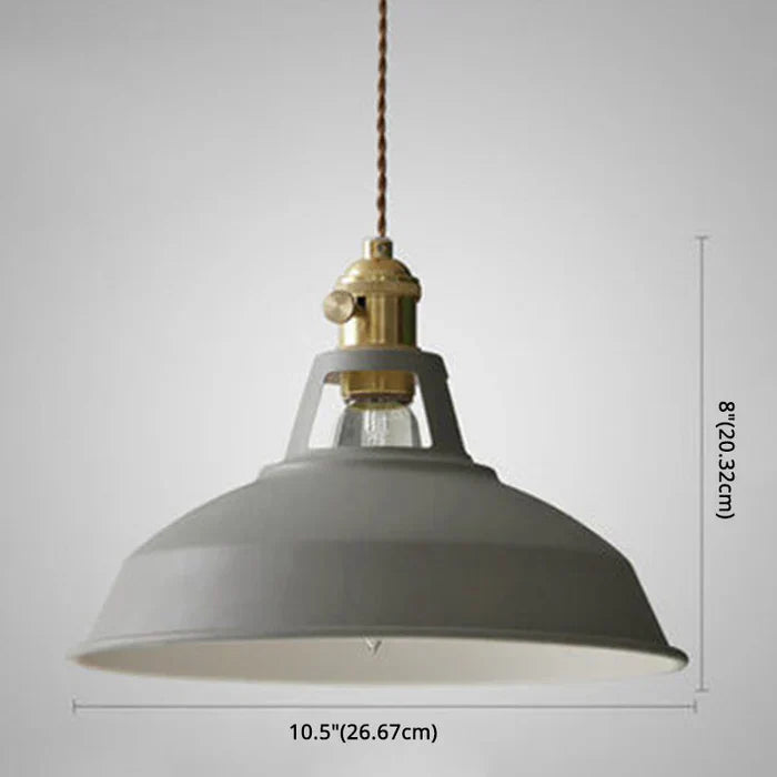 "Retro-Hängelampe im Industrie-Design, Metall, in Grün, mit verstellbarer Kette für Zuhause, ohne Lampe enthalten"