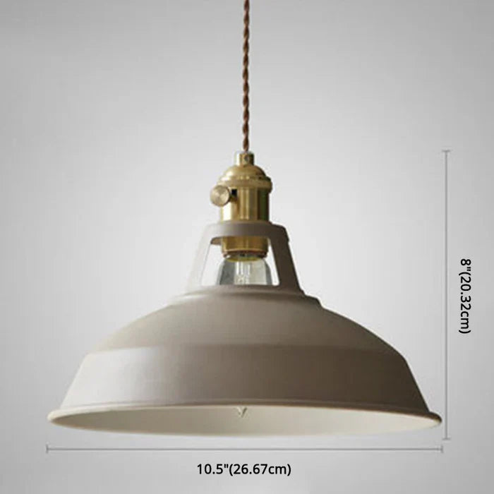 "Retro-Hängelampe im Industrie-Design, Metall, in Grün, mit verstellbarer Kette für Zuhause, ohne Lampe enthalten"
